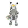 Happy Threads – Handmade Crocheted Ziggy the Zebra (12 inches) – Multicolour | Crochet Toys | Child Safe | for Babies 6 Months & Above | Dolls for Boys/Girls| For Birthday Gift | Decorative Items for Room