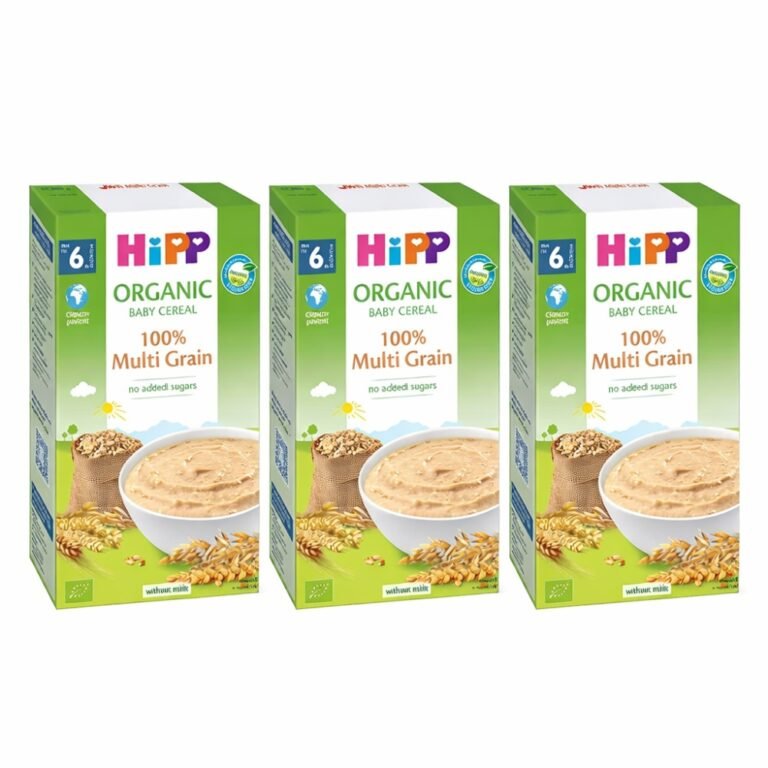 HiPP - Organic Baby Cereal 100% Multi Grain, 3x200g