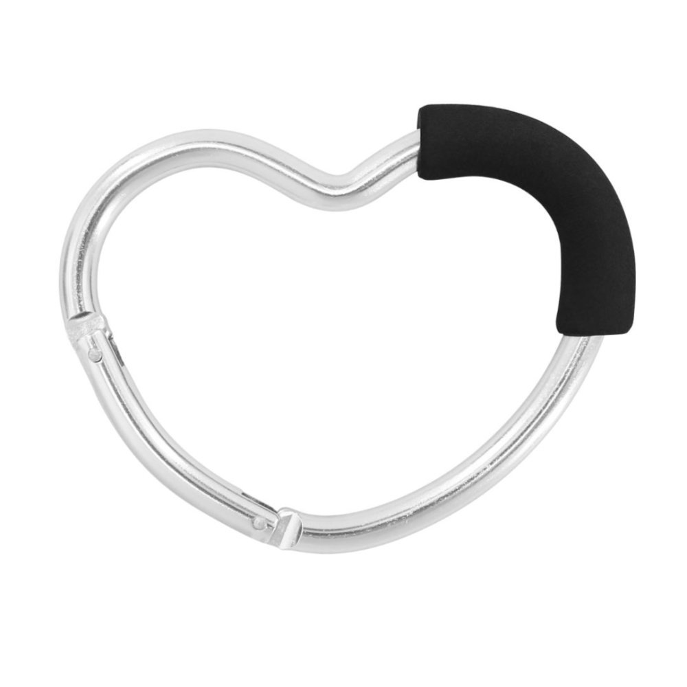 Joybi – Stroller Heart Hook, Silver