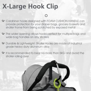 Joybi - Stroller Hook Clip, Black