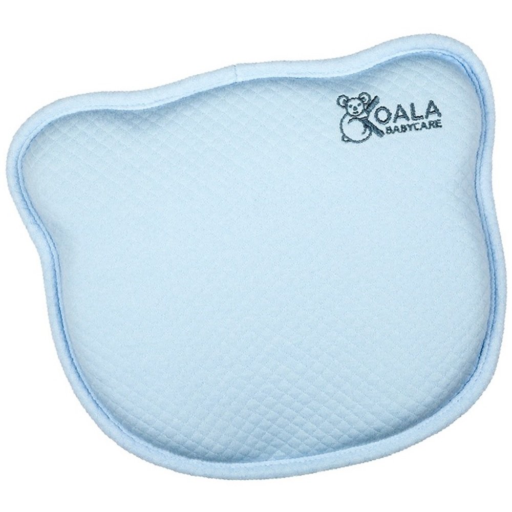 Koala Babycare – Perfect Head Baby Pillow for Flat Head – Blue