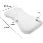 Koala Babycare® – Perfect Head Maxi Baby Flat Head Pillow – White