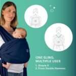 Koala Babycare® – Cuddle Band 2 Sling Baby Carrier – Blue