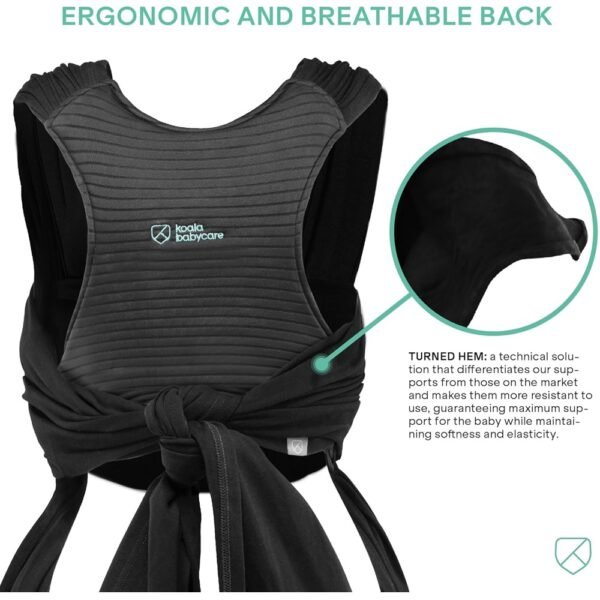 Koala Babycare® – Cuddle Band 2 Sling Baby Carrier – Black