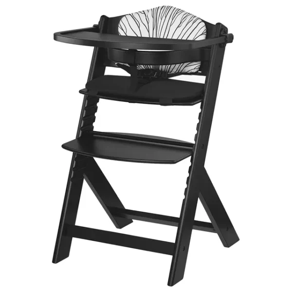 Kinderkraft – Enock Baby Highchair With Pillow – Black/White