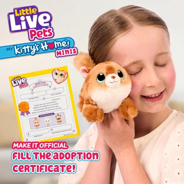 Little Live Pets My Pets Home S3 Mini Playset Kitty – Interactive Pet House Toy Set for Kids