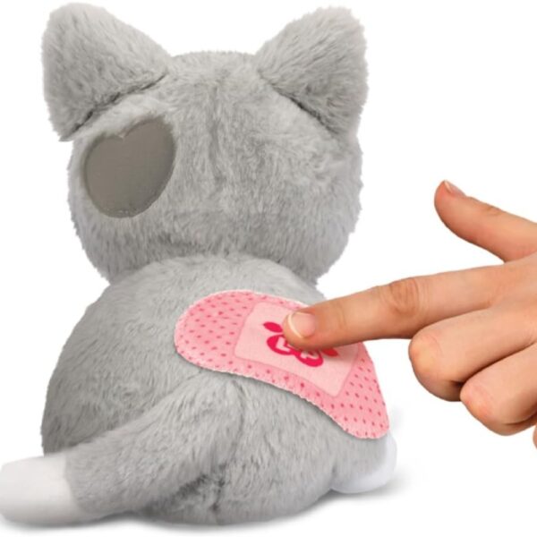 Little Live Pets Ouchies Mittens Kitty – Interactive Plush Toy, Single Pack