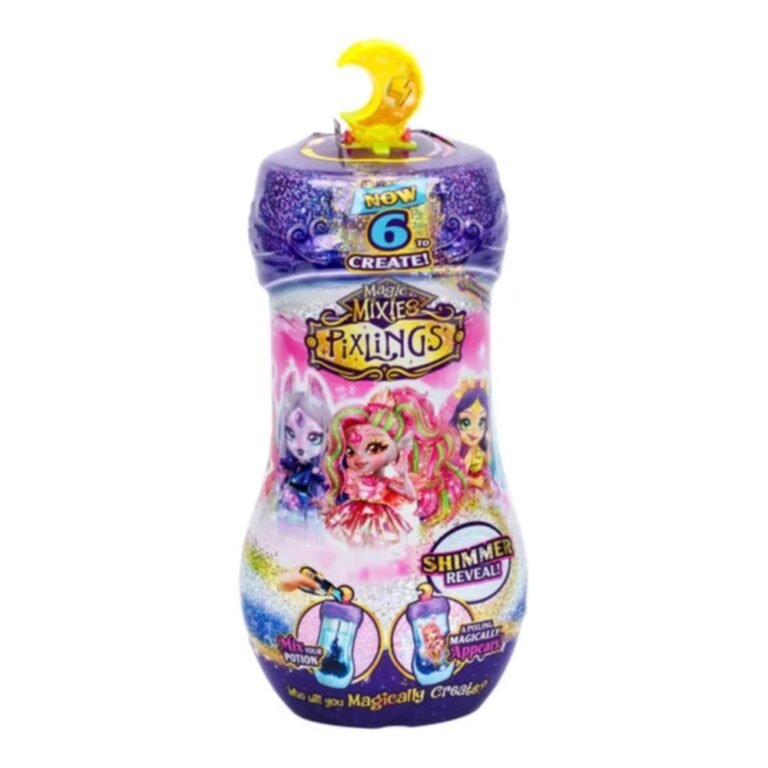 Magic Mixies Pixlings S2 W2 Tiggz Tiger Doll – Shimmer Reveal Magic Potion Toy for Kids