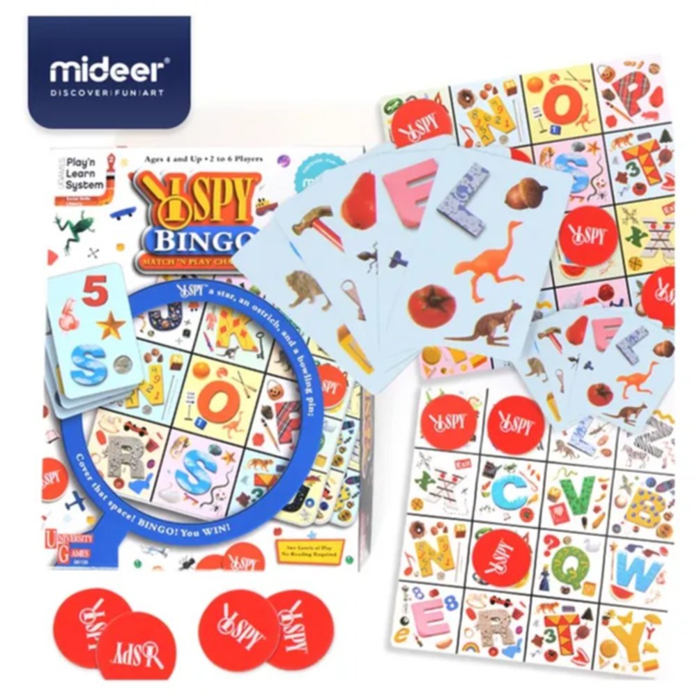 Mideer – I Spy Bingo – Watch & Play Challenge