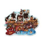 Mideer – Irregular Puzzle – Pirates At Sea (142 Pieces)