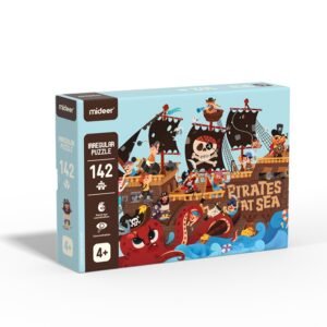 Mideer - Irregular Puzzle - Pirates At Sea (142 Pieces)