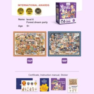 Mideer - Level Up Puzzles - Forest Party (2 in 1) Level 6