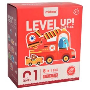 Mideer - Level Up Puzzles - Traffic (8 in 1) Level 1