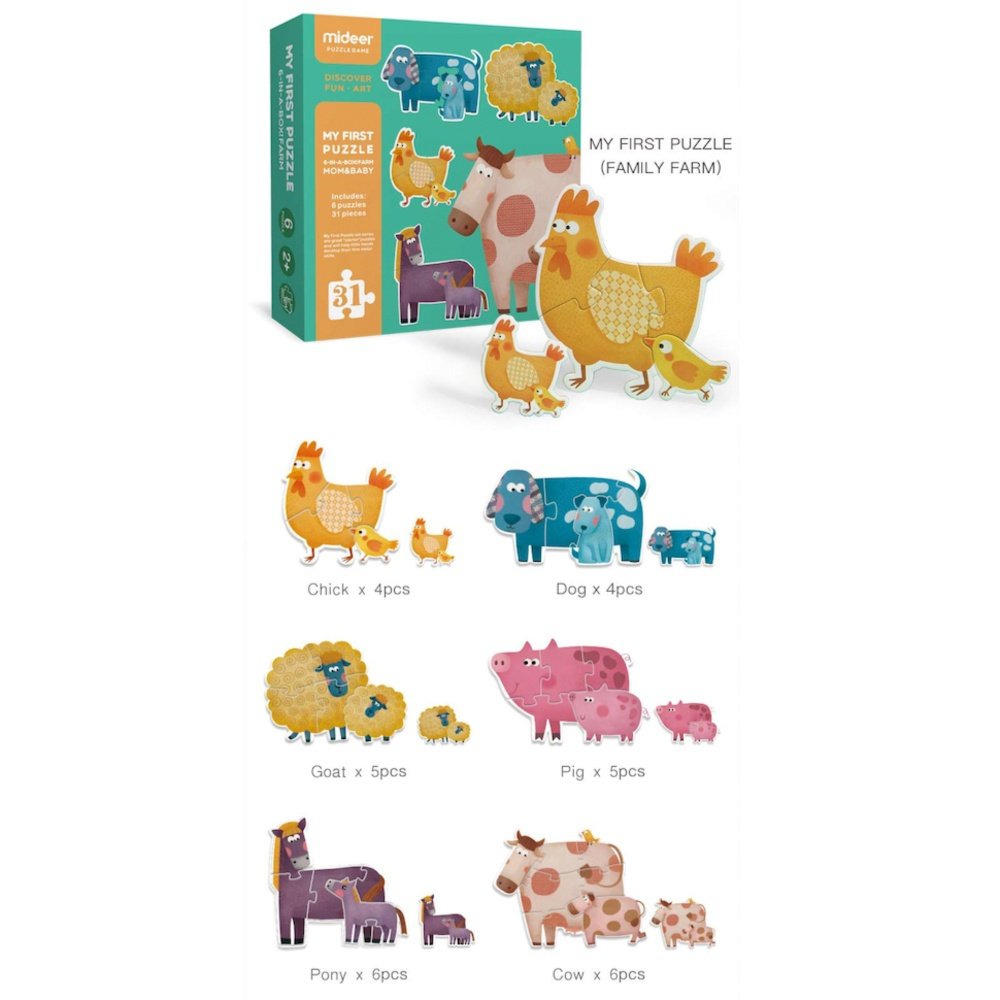 Mideer – My First Puzzle – Farm Animals