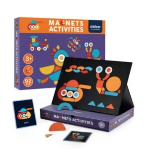 Mideer - Patterns Magnetic Game - Vehicles Edition (92 Pieces)