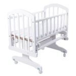 Mini Panda Wooden Lullaby Bed 0-6 months, White