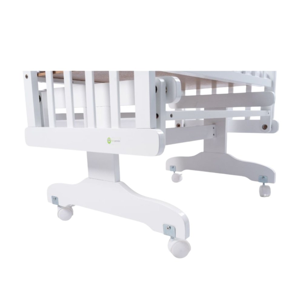 Mini Panda Wooden Lullaby Bed 0-6 months, White