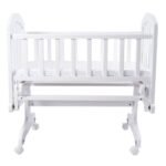 Mini Panda Wooden Lullaby Bed 0-6 months, White