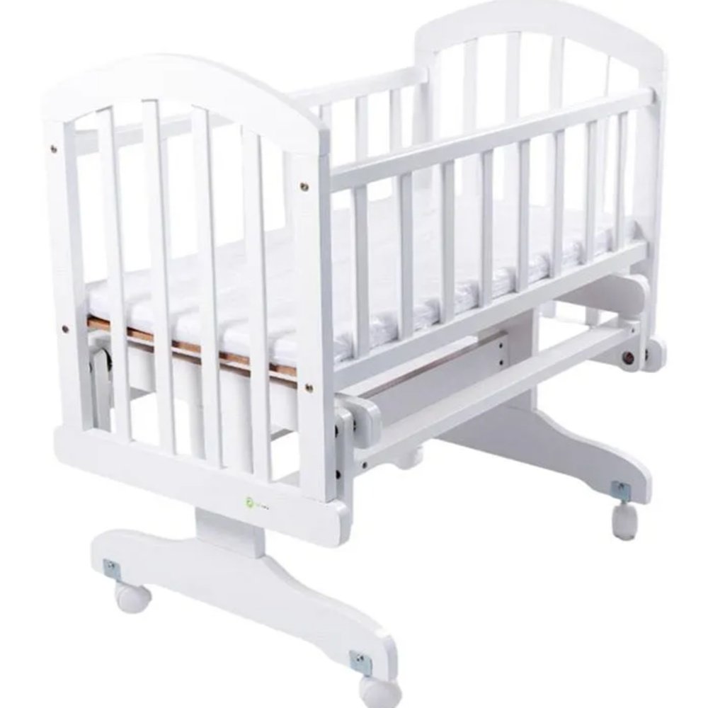 Mini Panda – Wooden Lullaby Bed 0-6 months, White
