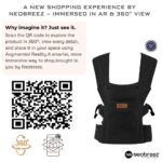 NeobreezI – ZAVII 2-in-1 Convertible Baby Carrier for Newborns to Toddlers -Black