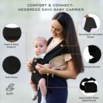 NeobreezI – ZAVII 2-in-1 Convertible Baby Carrier for Newborns to Toddlers -Black