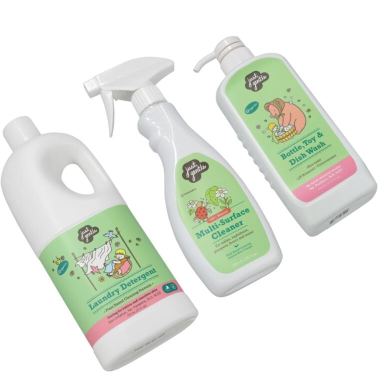 Just Gentle - Baby Laundry Care Value Pack - Detergent & Fabric Softener Set
