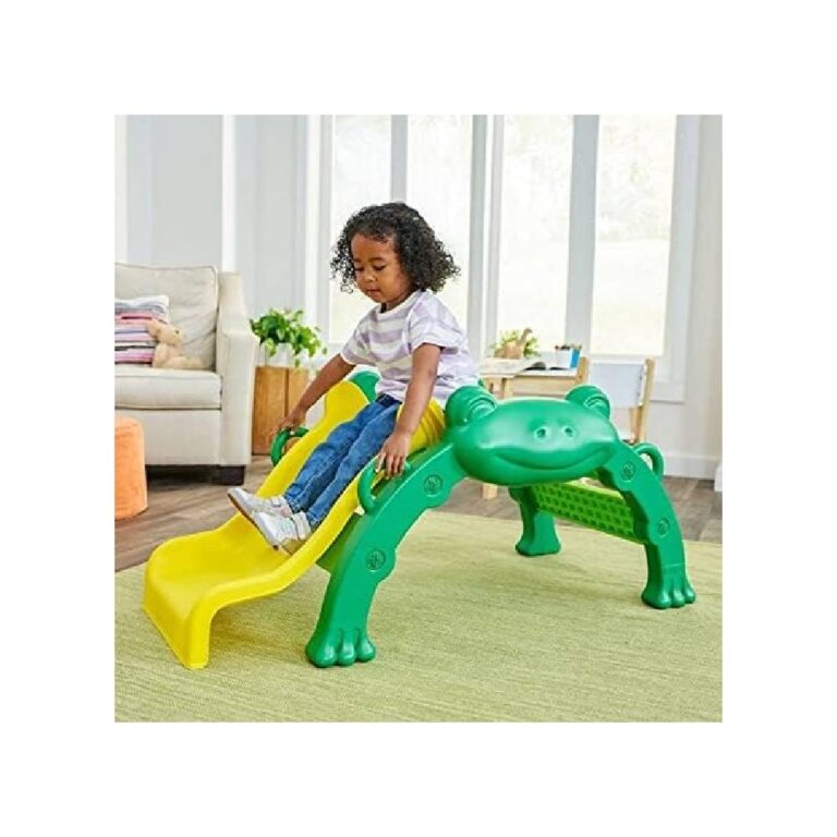 KidKraft Hop & Slide Frog Climber - Playset for Kids with Slide and Interactive Features