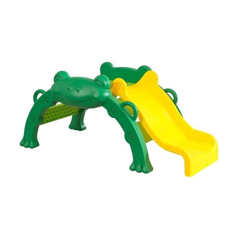 KidKraft Hop & Slide Frog Climber - Playset for Kids with Slide and Interactive Features