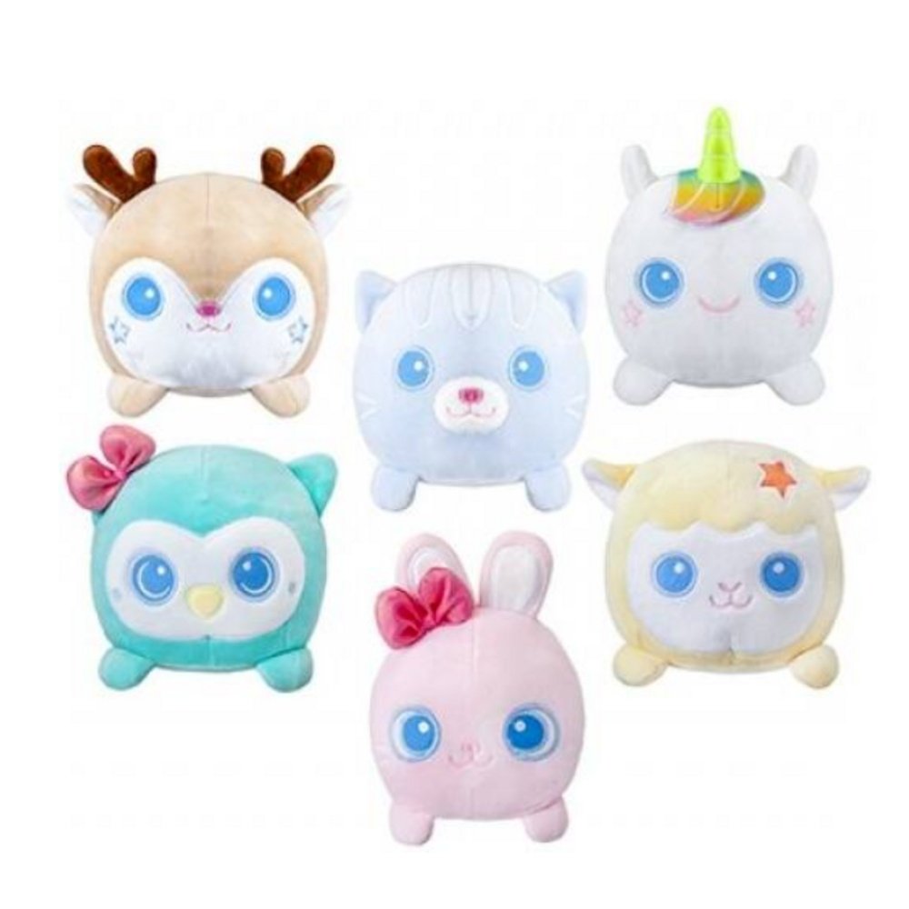 PMS – Glow-in-the-Dark Bedtime Buddies Soft Plush Toy 4-inch – Assorted 1pc | For comforting nighttime, plush toys are designed to provide both a soft, cuddly friend and a gentle Suitable for 0+ up