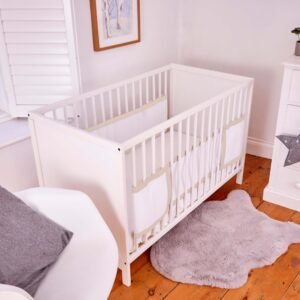 Purflo - Breathable cot bumper wraps 0m-up, Hazel