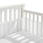 Purflo – Breathable cot bumper wraps 0m-up, Soft White