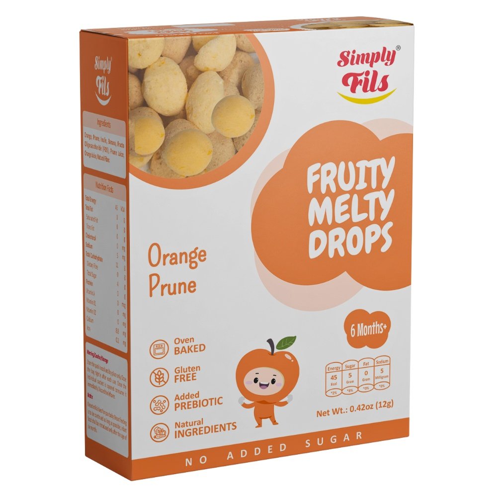 SIMPLY FILS – Fruity Melty Drops -Orange Prune