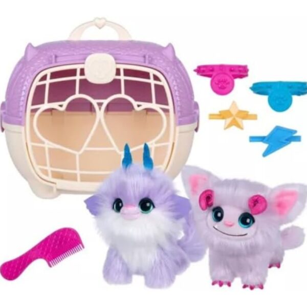 Scruff-A-Luvs Twin Fantasy Scruffs Surprise Plush Pets – Rescue & Reveal Toy Set