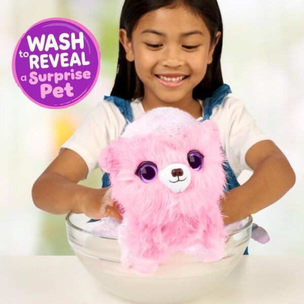 Scruffaluvs Pet Scruffs Pink Single Pack – Surprise Rescue Plush Toy for Kids
