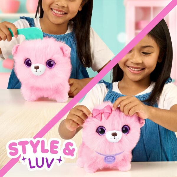 Scruffaluvs Pet Scruffs Pink Single Pack – Surprise Rescue Plush Toy for Kids