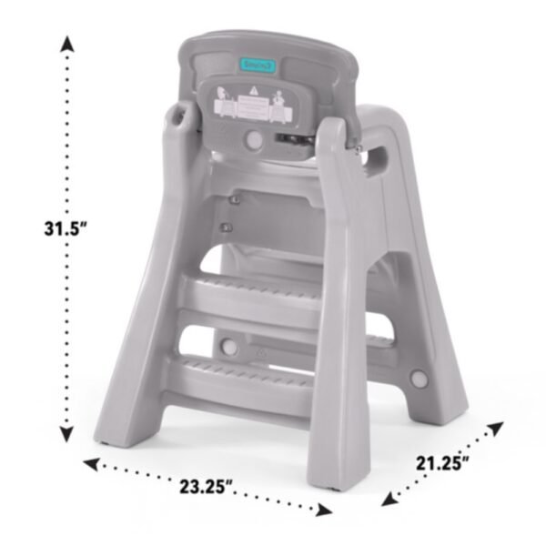 Simplay3 – Big Kid Booster Chair 3-6 years, Gray