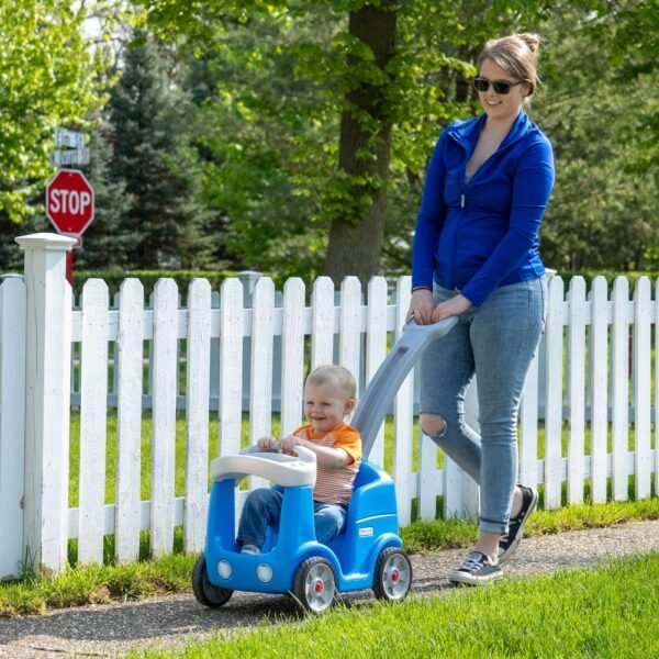 Simplay3 – Roll & Stroll Quiet Ride Push Car 1.5-4 years, Blue