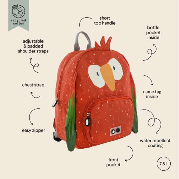 TRIXIE – Backpack – Mr. Parrot