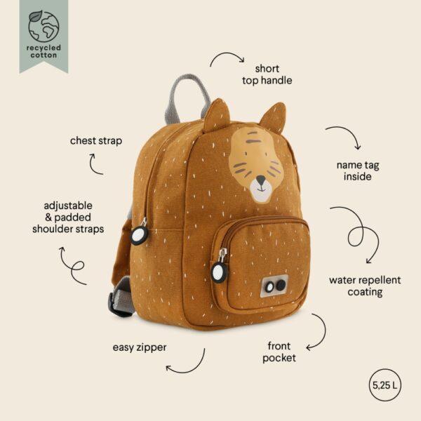 TRIXIE – Backpack Small – Mr. Tiger