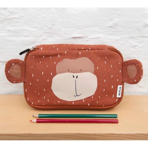 TRIXIE – Pencil Case Rectangular – Mr. Monkey