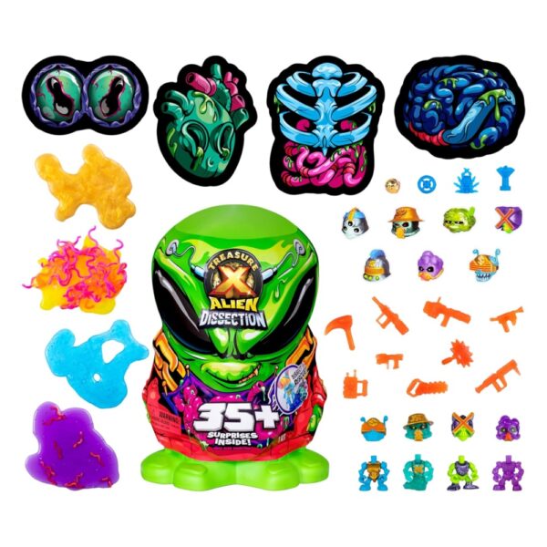 Treasure X Dissection Aliens Mega Alien Dissection Kit – Interactive Surprise Toy with Slime & Collectibles