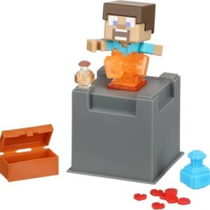 Treasure X Minecraft Series 4 Nether Single Pack Assorted Mini Figure – Collectible Surprise Toy