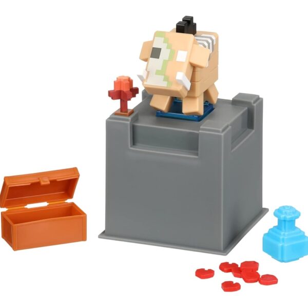 Treasure X Minecraft Series 4 Nether Single Pack Assorted Mini Figure – Collectible Surprise Toy
