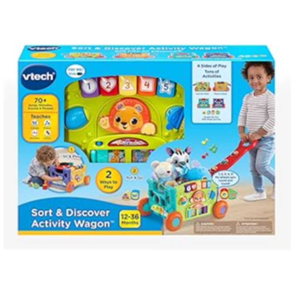 Vtech – Sort & Discover Activity Wagon – Multicolour