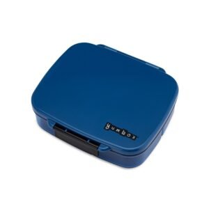 Yumbox Go Leakproof Bento Box – 5 Compartment Deep Lunch Box-Oslo Blue (dark blue)