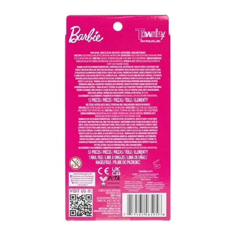 Townley Girl - Barbie Nail And Body Art Sticker Set