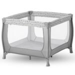 Hauck – Sleep N Play Playpen & Travel Bed Grey W/ Second Floor Attachment