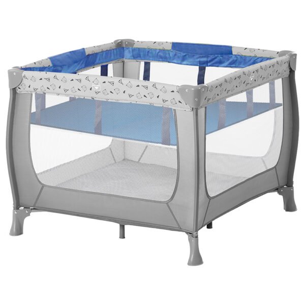 Hauck – Sleep N Play Playpen & Travel Bed Grey W/ Second Floor Attachment