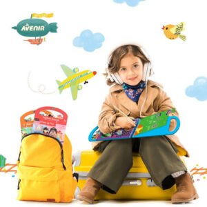 Avenir - Sticker Book Life in the Forest Multicolour | Easy, mess-free and fun! Convenient carry handle and beautiful illustrations | Peel off the stickers | Convenient carry handle | Ages 3+
