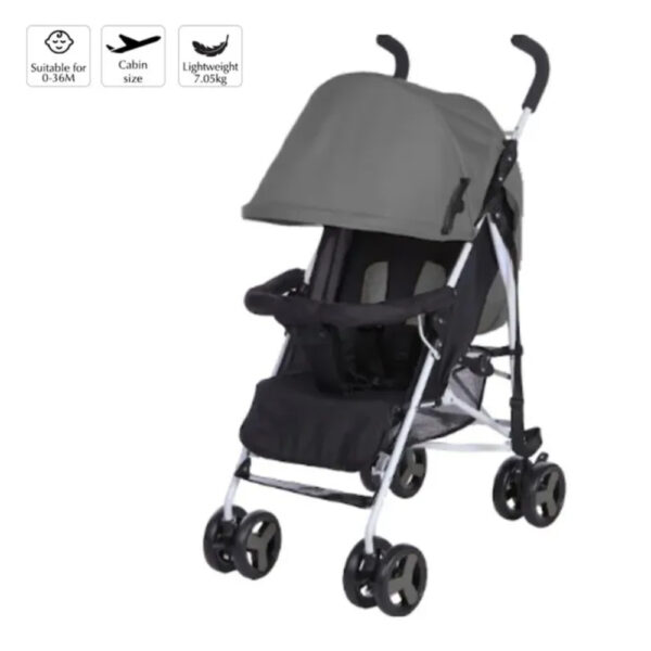 Bumble & Bird – Light Baby Travel Stroller – Grey